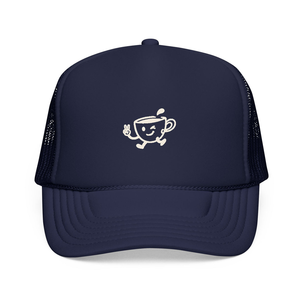 Thanks a Latte Trucker Hat - Navy